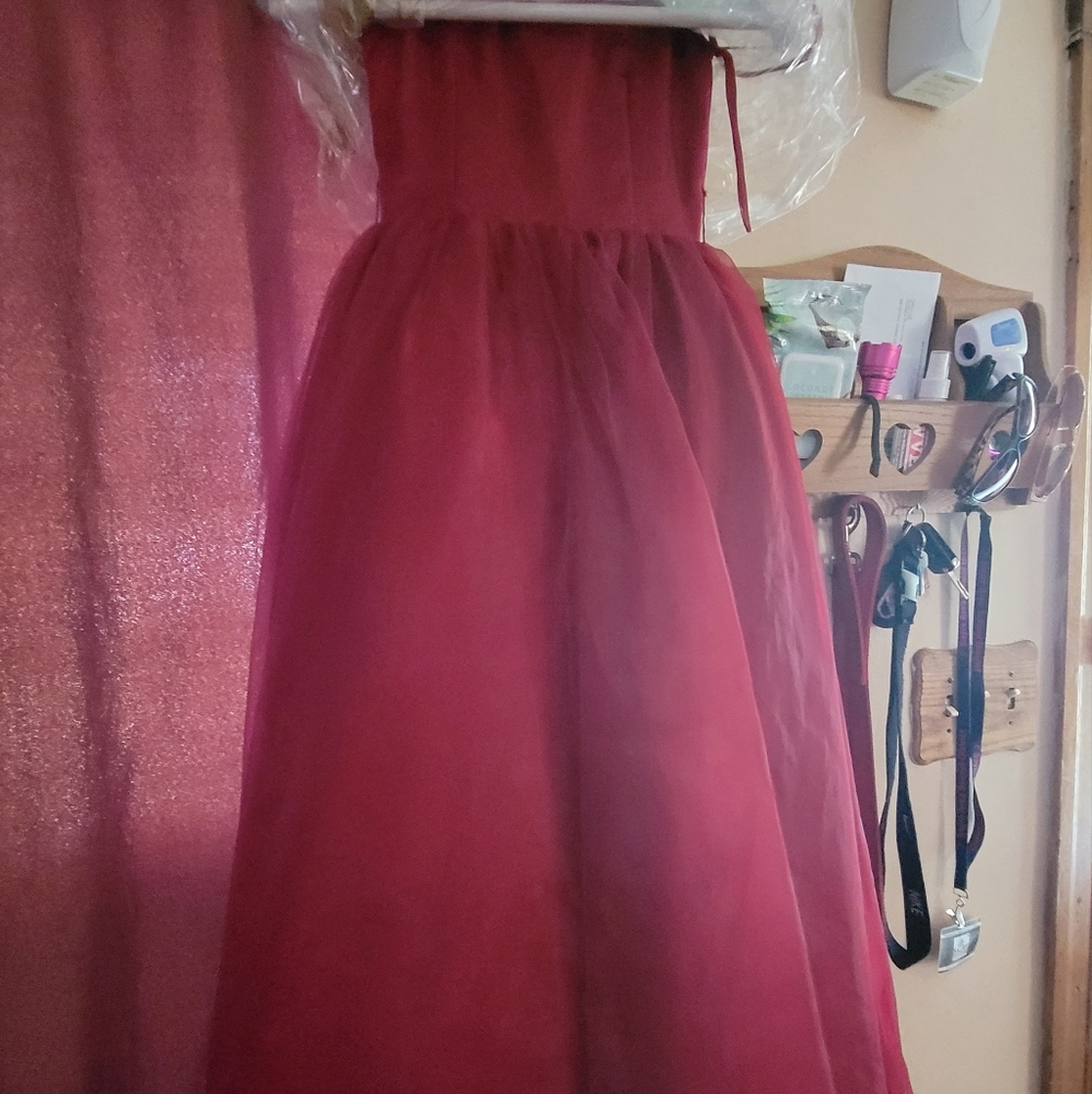 Girls red dress